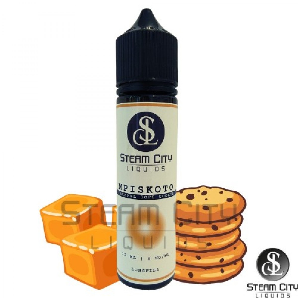 Steam City Mpiskoto Flavorshot 12/60ml